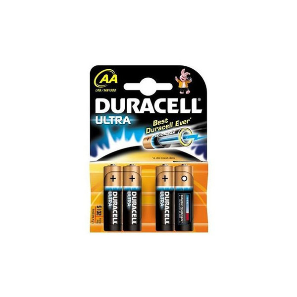 Duracell ULTRA AA BATTERIES 4 PACK | Falcon Computers