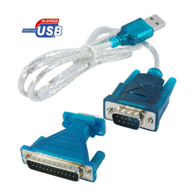 Pluscom USB To DB9 RS32 Serial Adaptor + DB9/DB25 Serail Adaptor ...