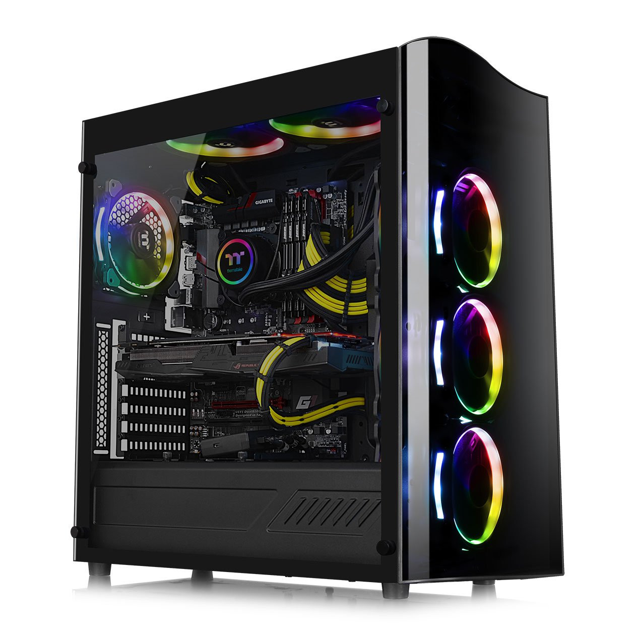 Thermaltake Thermaltake View 22 Tempered Glass Mid Tower PC Case ...