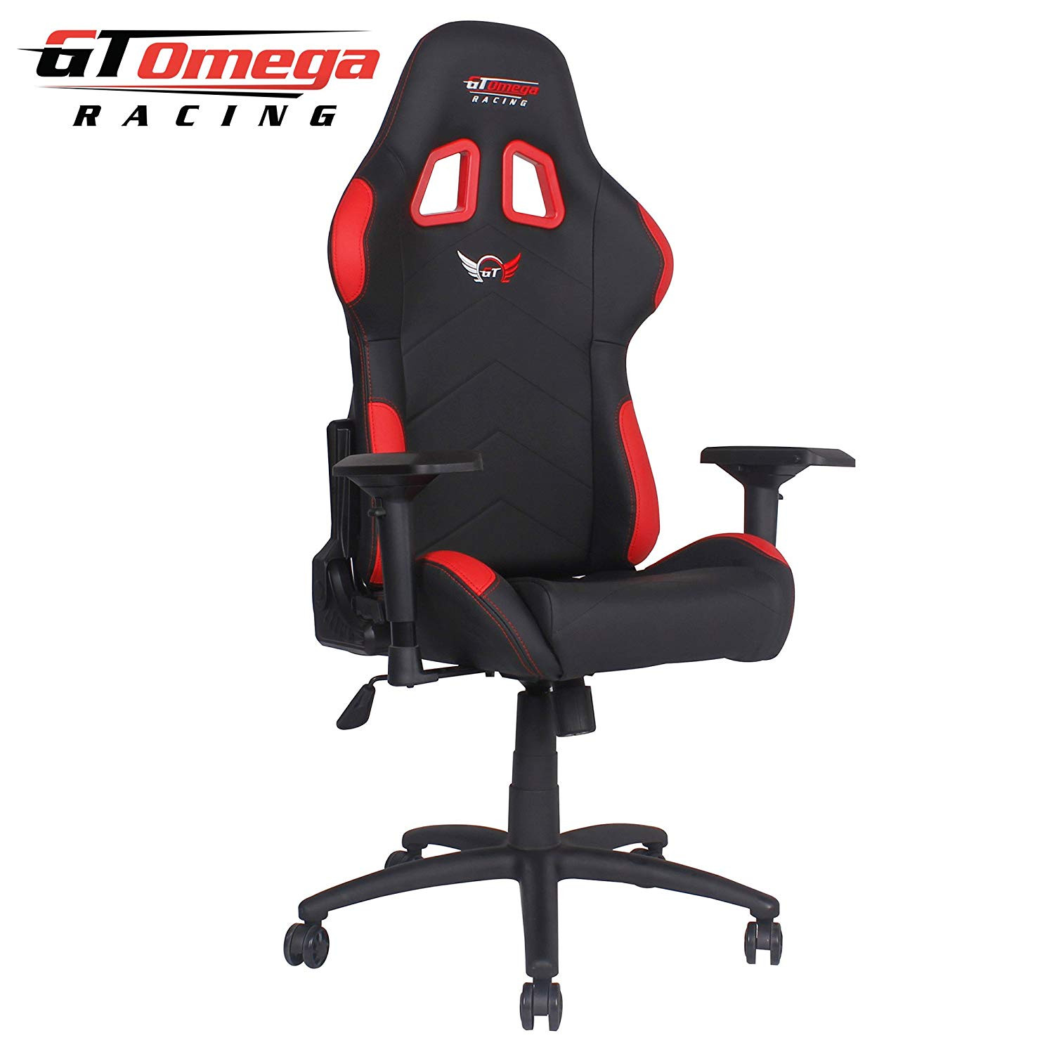 Gt Omega Gt Omega Pro Racing Office Chair Black Next Red Leather 120kg  1889 Stone Maximum Weight  