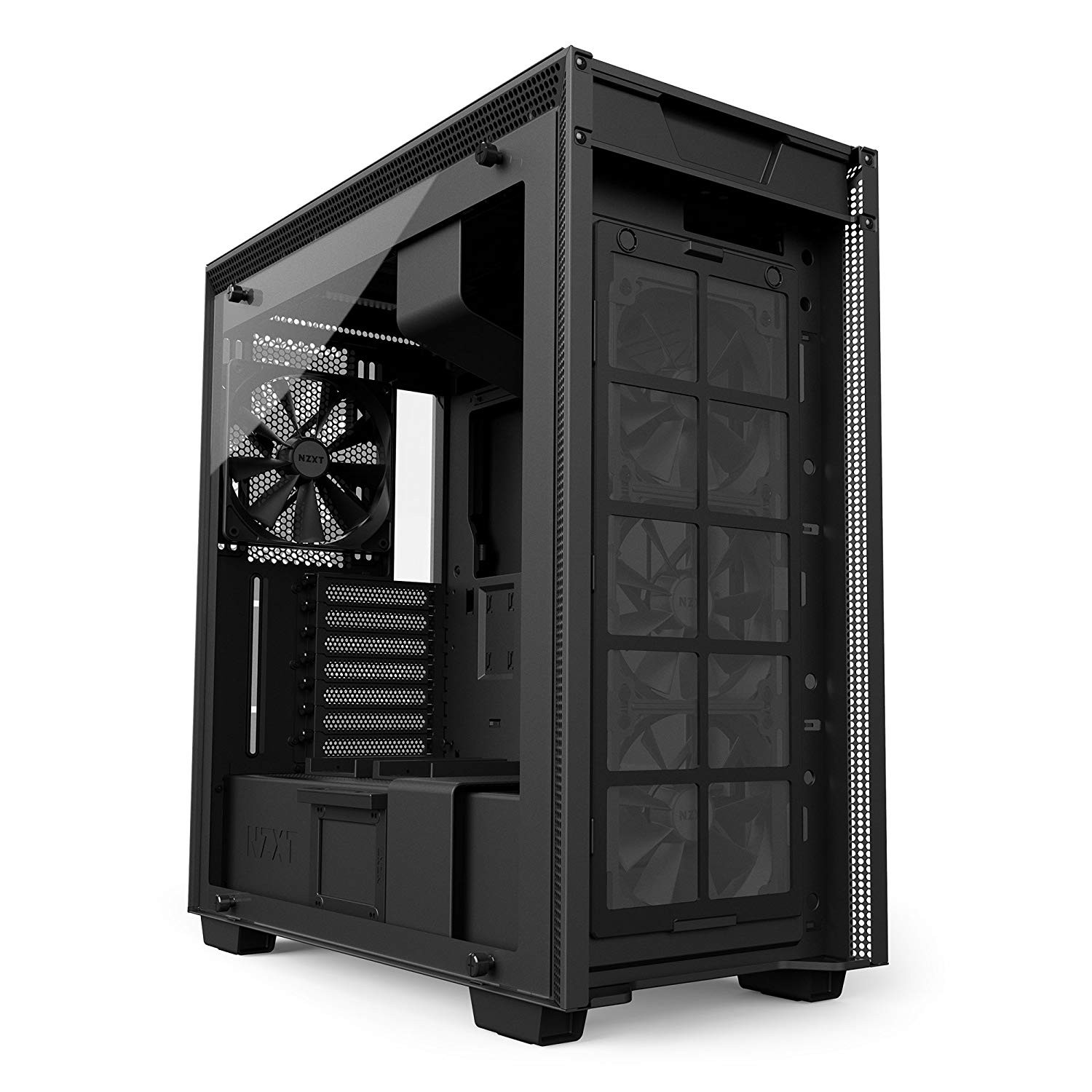 NZXT Black H700 Tempered Glass Window Tower PC Gaming Case