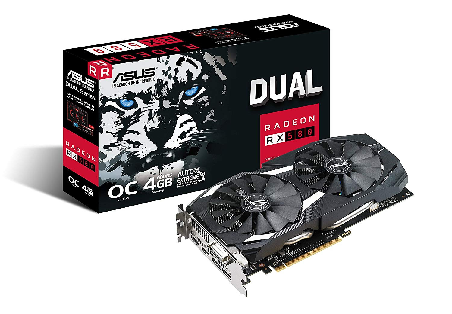 Asus dual rx580 4gb в разборе