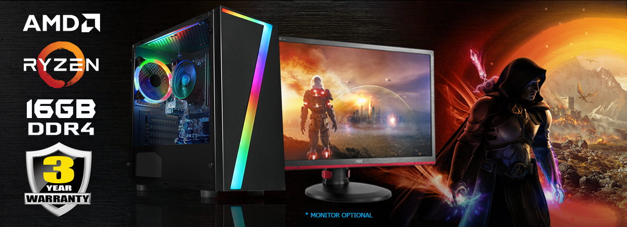 Falcon Raven AMD Gaming PC System | Falcon Computers