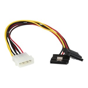 Pluscom Pluscom Internal Power Cable Molex Male - 2x SATA 15-Pin Female 0.15 m
