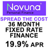 NOVUNA FINANCE NUVONA 36 Months Finance 19.9% APR (10% DEPOSIT REQUIRED) Image