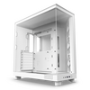 NZXT H6 Flow White Mid Tower Tempered Glass PC Gaming Case - Black Friday Special Offer Image