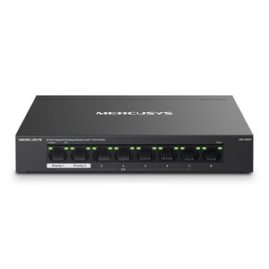Mercusys Mercusys 8-Port Gigabit Desktop Switch with 7-Port PoE+, Steel Case