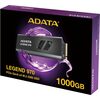 Adata 1TB Legend 970 Gen5 M.2 NVMe SSD, M.2 2280, PCIe 5.0, 3D NAND, R/W 9500/8500 MB/s (MAXIMUM 1 PER CUSTOMER) Image