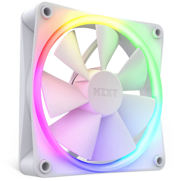 NZXT F140 RGB DUO 140mm Single (White) (Controller required not included)