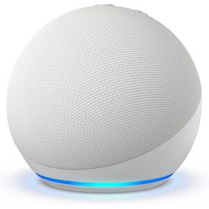 Amazon Amazon Echo Dot (5th generation, 2022 release) | Big vibrant sound Wi-Fi and Bluetooth smart speaker with Alexa | Glacier White