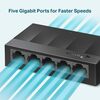 TP-LINK () 5-Port Gigabit Unmanaged Desktop LiteWave Switch, Green Technology, Plastic Case Image