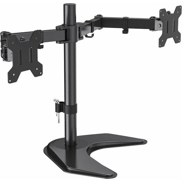 JEDEL  Dual LCD Computer PC Monitor Arm Mount Desk Stand 13-32`` Screen Riser TV Bracket