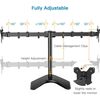 JEDEL  Dual LCD Computer PC Monitor Arm Mount Desk Stand 13-32`` Screen Riser TV Bracket Image
