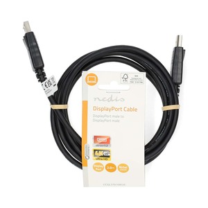 NEDIS DisplayPort Cable - DisplayPort Male -  DisplayPort Male  2.0 m  Black