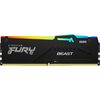 Kingston 128Gb DDR5 5600Mhz - Fury Beast RGB Memory Module Kit  - 4 X 32Gb  - Black - Maximum 1 Per Customer - Special Offer Image