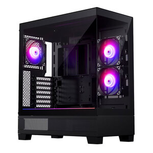 Phanteks Phanteks XT View ATX Case Tempered Glass Windows, Black (3x DRGB Fans Included)