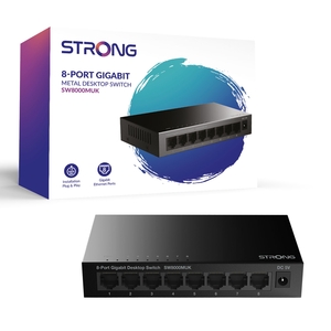 Strong Strong 8 Port Gigabit Switch - Metal