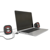 HAMA Sonic Mobil 183 2.0 Notebook Speakers, 3.5 mm Jack, USB-A for Power, Inline Volume Controls Image