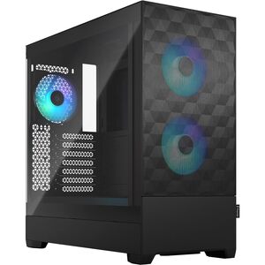 Fractal Designs Fractal Design Pop Air Tempered Glass Gaming Case, ATX, Hexagonal Mesh Front, 3 ARGB Fans