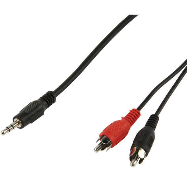 Generic 3.5mm Stereo Plug - 2x RCA Plug, 2.0 Mtr