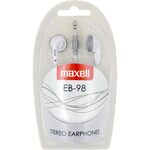 Maxell EB-98 stereo earphones - White