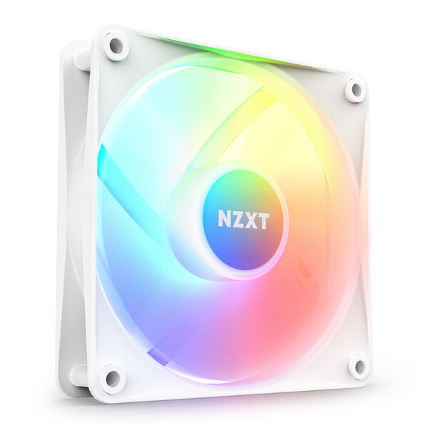 NZXT F120 RGB CORE 120mm Single (White) (Controller required not included) - Black Friday Special Offer