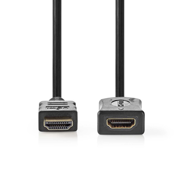 NEDIS HDMI™ Male to HDMI™ Female Extension Lead - 4K@30Hz  - 10.2 Gbps - 3.00 m - Black