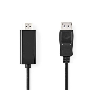 NEDIS Nedis DisplayPort Male to HDMI™ Male,  1080p, 1.00 m, Black
