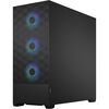 Fractal Designs Fractal Design Pop XL Air RGB (Black TG) Gaming Case w/ Clear Glass Window, E-ATX, Hexagonal Mesh Front, 4 RGB Fans & RGB Controller Image