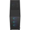 Fractal Designs Fractal Design Pop XL Air RGB (Black TG) Gaming Case w/ Clear Glass Window, E-ATX, Hexagonal Mesh Front, 4 RGB Fans & RGB Controller Image