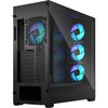 Fractal Designs Fractal Design Pop XL Air RGB (Black TG) Gaming Case w/ Clear Glass Window, E-ATX, Hexagonal Mesh Front, 4 RGB Fans & RGB Controller Image