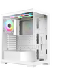 VIDA Vetro White ARGB Gaming Case w/ Glass Front & Side, ATX, 3x ARGB Fans, 6-Port PWM ARGB Fan Hub Image