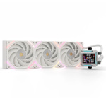 VALKYRIE SYN 360MM LCD WHITE AIO LIQUID COOLER - Save £80 Was 209.99! - Special Offer