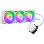 Cooler Master MasterLiquid 360L (WHITE) Core ARGB CPU Liquid Cooler, LGA 1700 / AM5, White
