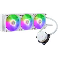 Coolermaster Cooler Master MasterLiquid 360L (WHITE) Core ARGB CPU Liquid Cooler, LGA 1700 / AM5, White