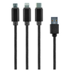 Cable Expert Cablexpert USB 3-in-1 Charging Cable - 1M Image