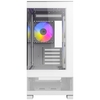 ANTEC CX500M (White) Micro Tower Gaming Case, Tempered Glass, 3x RGB Fans Image