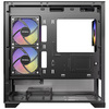 ANTEC CX500M (Black) Micro Tower Gaming Case, Tempered Glass, 3x RGB Fans Image