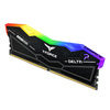 Team Group TEAM DELTA RGB DDR5 DESKTOP MEMORY BLACK 6000MHz - 1x DDR5 PURCHASE PER CUSTOMER MAXIMUM DUE TO SHORTAGES Image