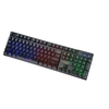 MARVO Scorpion K605 Gaming Keyboard, 3 Colour LED Backlit, USB 2.0, Frameless Design with Multi-Media and Anti-ghosting Keys, UK Layout Image