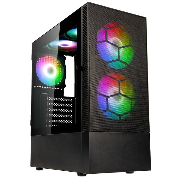 Kolink Observatory MX (Black) Mesh ARGB Midi Tower Case