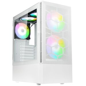 Kolink Kolink Observatory MX (ALL WHITE) Mesh ARGB Midi Tower Case