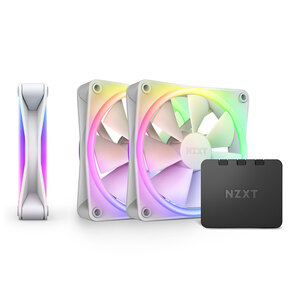 NZXT NZXT F120 RGB DUO 120mm Triple Fan Pack - White Edition