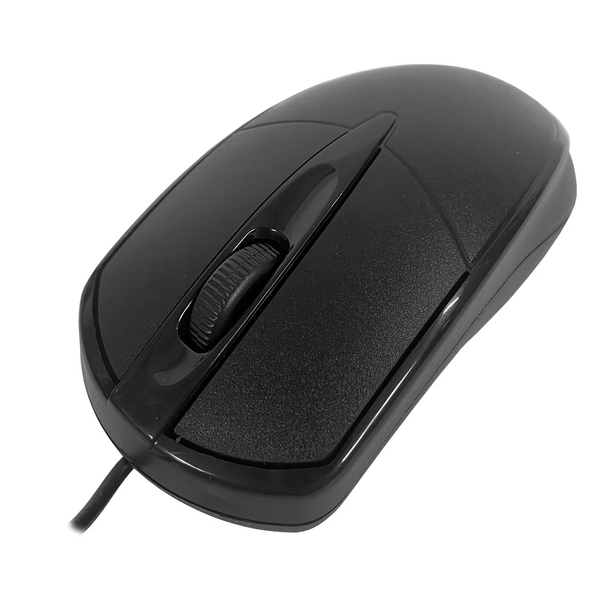 B.C.L Classic USB Optical Mouse - Black - USB 800 Dpi
