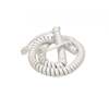 Generic Coiled Telephone Handset Cord - 2m when uncoiled - White Image