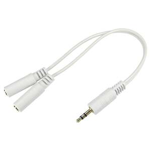 Generic Generic 0.2m 3.5mm Stereo Splitter Cable - White