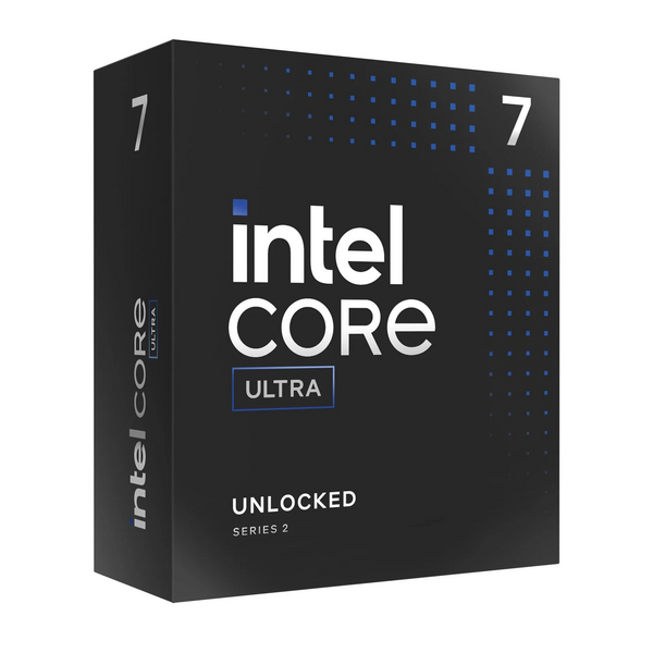 Intel Core Ultra 7 265K up to 3.9Ghz 20 Core LGA 1851 Arrow Lake Processor, 30MB Cache, 20 Threads, 5.5GHz Boost, 125w, Arc Xe2 Graphics 64EU, No Cooler