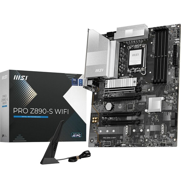 MSI PRO Z890-S WIFI ATX Motherboard for Intel LGA1851 CPUs