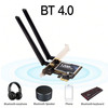 Falcon Value 1200Mbps AC1200 Dual Band 2.4G/5Ghz PCIe Adapter Bluetooth 4.0, Includes Low Profile Bracket Image