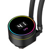 CIT Pro Glacier (Black) 240mm LCD ARGB AIO Liquid Cooler Image
